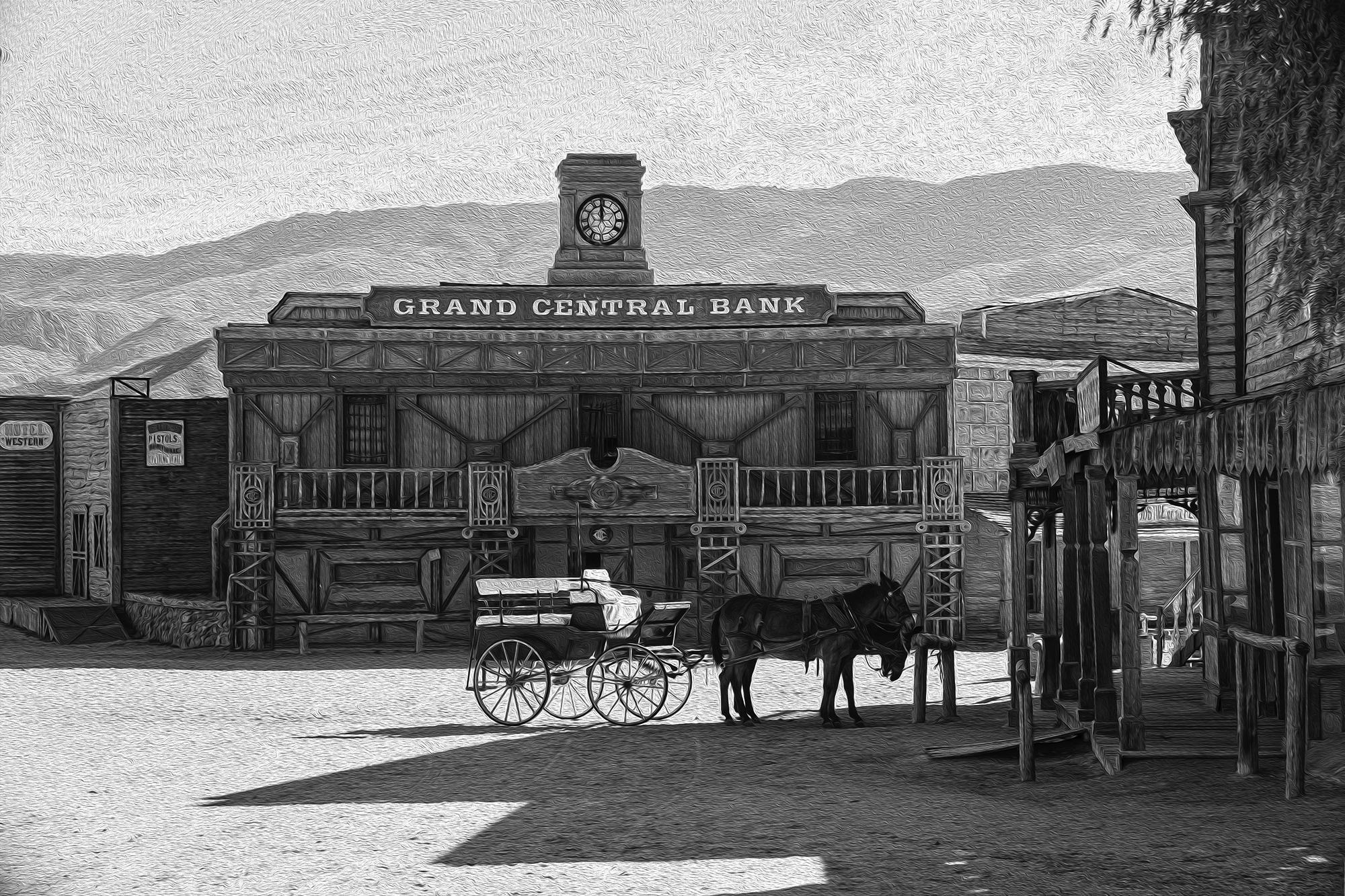 Fort Alamo. Nombre de films ont été tourné dans le désert de Tabernas